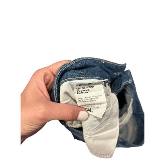 Paige Jimmy Jimmy Short Size 26 Stretch Medium Wash Cuffed - Picture 7 of 12